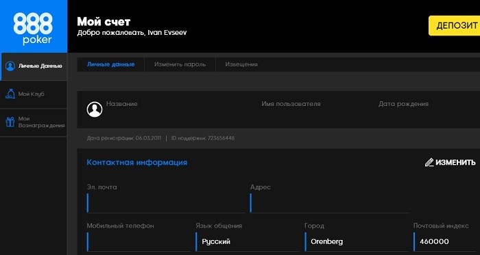 Игровой профиль
