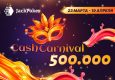 JackPoker запустил Cash Carnival с наградами до $500,000