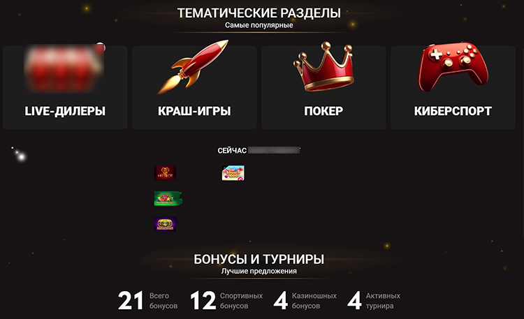 Тематические разделы