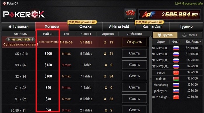 Лидерборд покерок кеш НЛ 5. Бай ин.