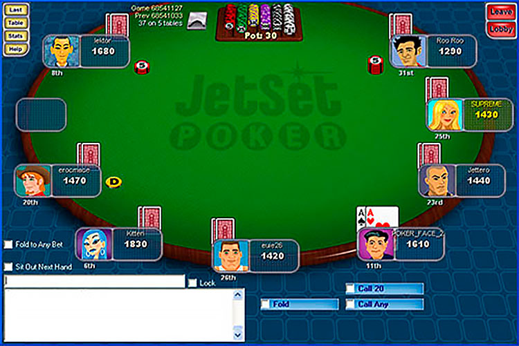 Игровой стол JetSet Poker